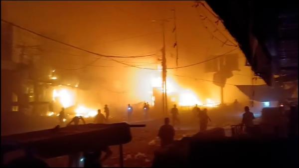 以色列对加沙难民营市场的空袭造成人员伤亡：内政部