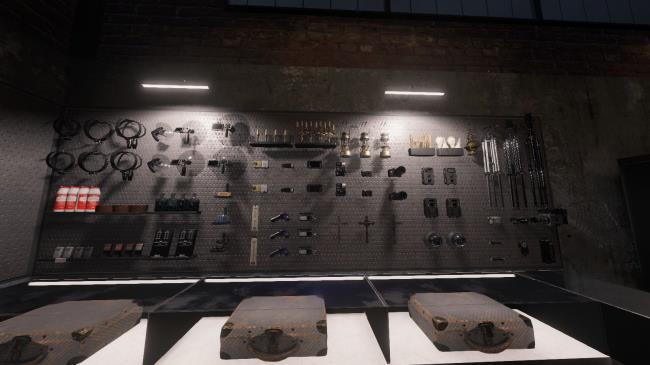 Phasmophobia: All Ingame Equipment Shown On A Storage Board In The Store