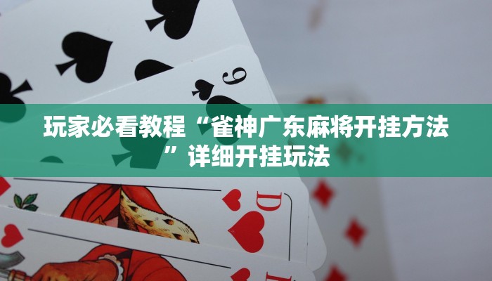 玩家必看教程“雀神广东麻将开挂方法”详细开挂玩法