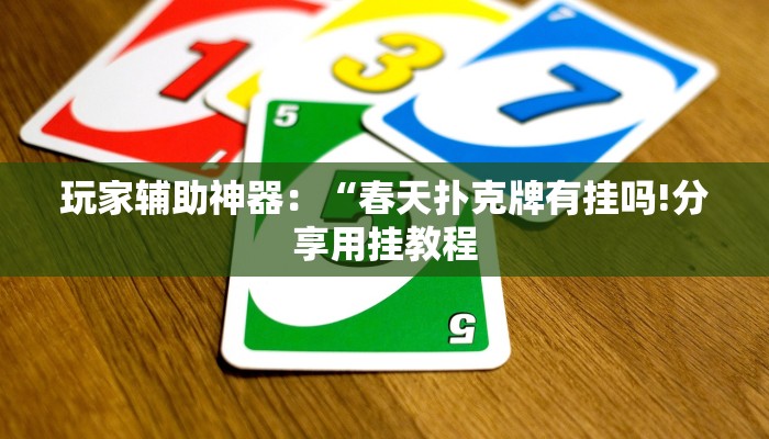 玩家辅助神器：“春天扑克牌有挂吗!分享用挂教程