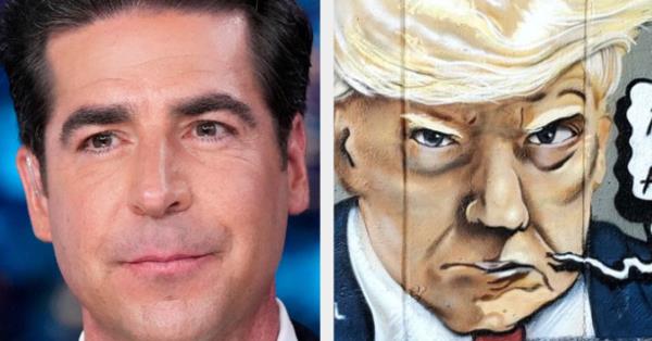 杰西·沃特斯(Jesse Watters)对特朗普的脸照街头艺术的奉承严重偏离了方向