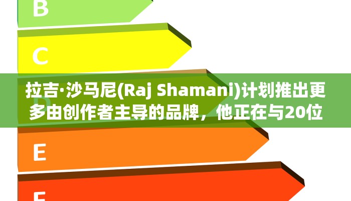 拉吉·沙马尼(Raj Shamani)计划推出更多由创作者主导的品牌，他正在与20位有影响力的人进行谈判