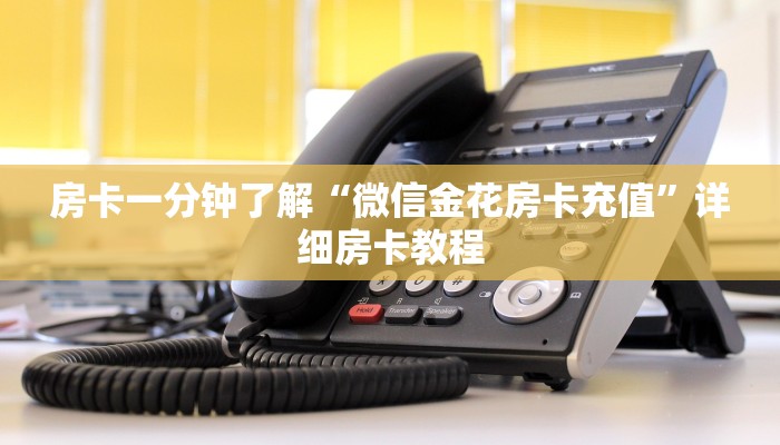 房卡一分钟了解“微信金花房卡充值”详细房卡教程
