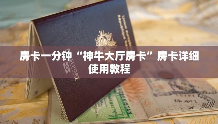 房卡一分钟“神牛大厅房卡”房卡详细使用教程