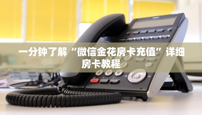 一分钟了解“微信金花房卡充值”详细房卡教程