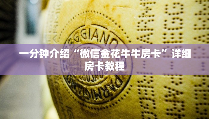 一分钟介绍“微信金花牛牛房卡”详细房卡教程