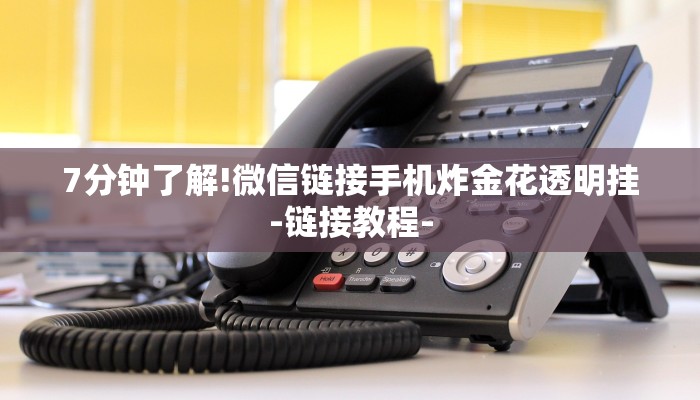 7分钟了解!微信链接手机炸金花透明挂-链接教程-