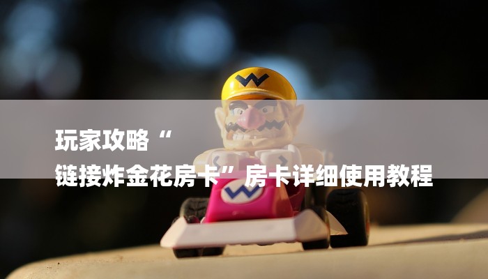 玩家攻略“
链接炸金花房卡”房卡详细使用教程