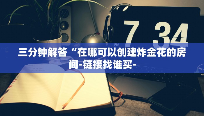 三分钟解答“在哪可以创建炸金花的房间-链接找谁买-
