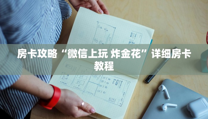 房卡攻略“微信上玩 炸金花”详细房卡教程