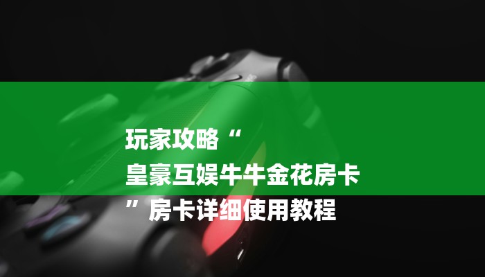 玩家攻略“
皇豪互娱牛牛金花房卡
”房卡详细使用教程 玩家攻略“
皇豪互娱牛牛金花房卡
”房卡详细使用教程