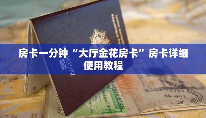 房卡一分钟“大厅金花房卡”房卡详细使用教程