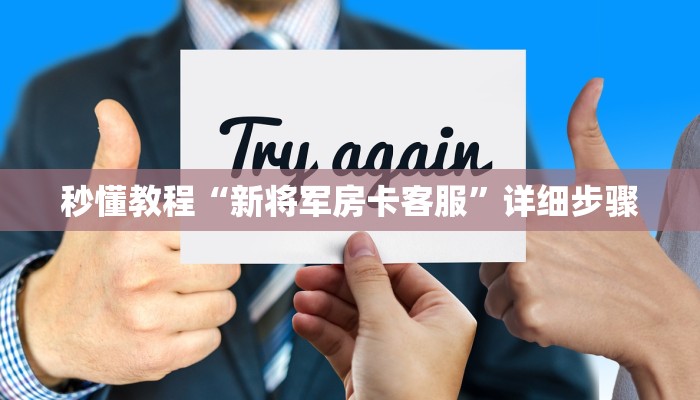 秒懂教程“新将军房卡客服”详细步骤