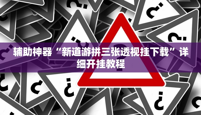 辅助神器“新道游拼三张透视挂下载”详细开挂教程