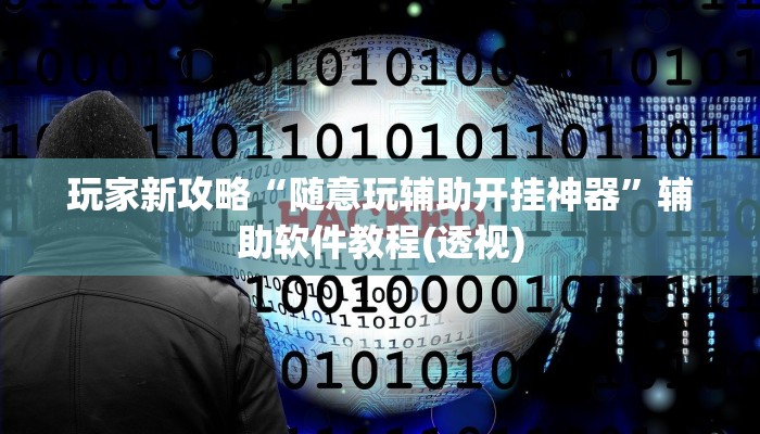 玩家新攻略“随意玩辅助开挂神器”辅助软件教程(透视)